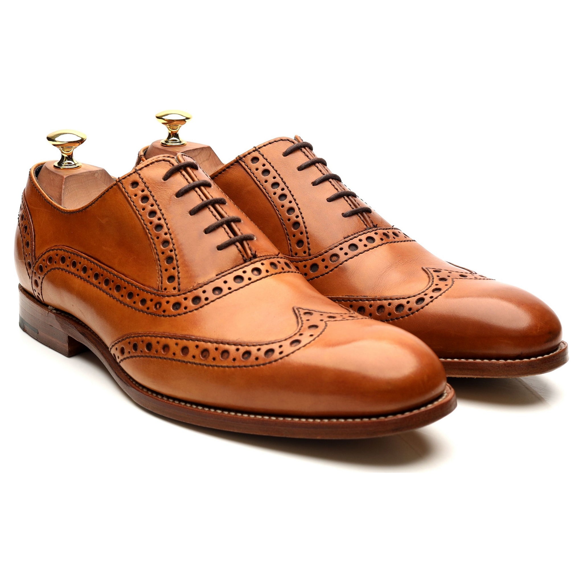 Barker Grant Brogues cuir marron UK 9 F