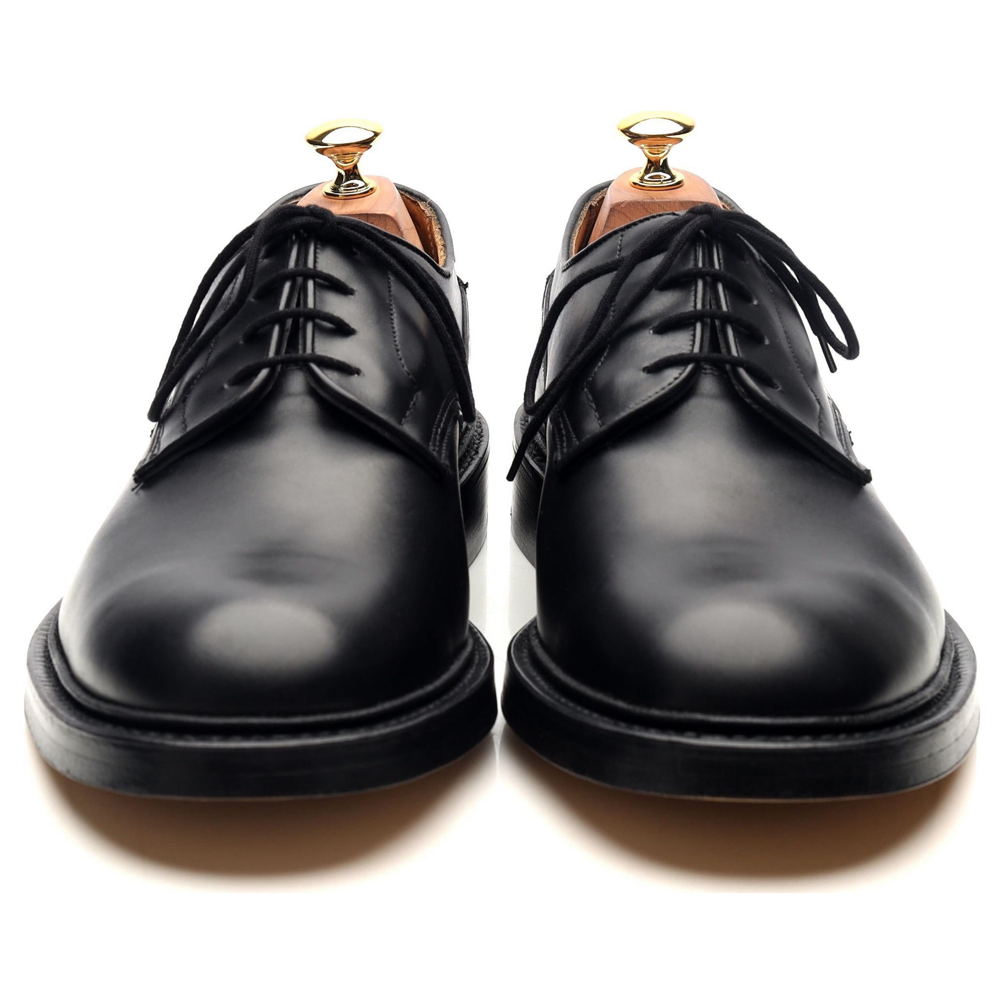 Tricker's Woodstock derby noir 10 UK cuir
