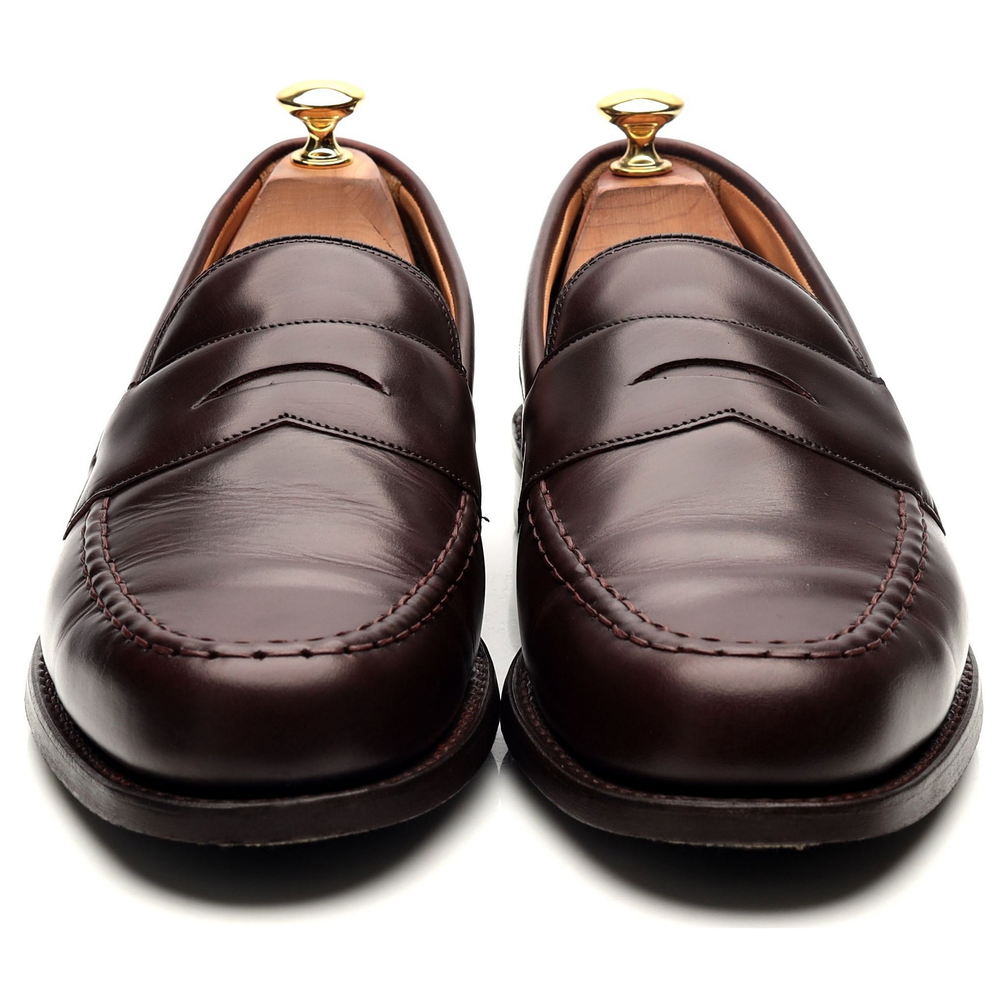 Cheaney Howard Mocassins cuir bordeaux UK 9 F