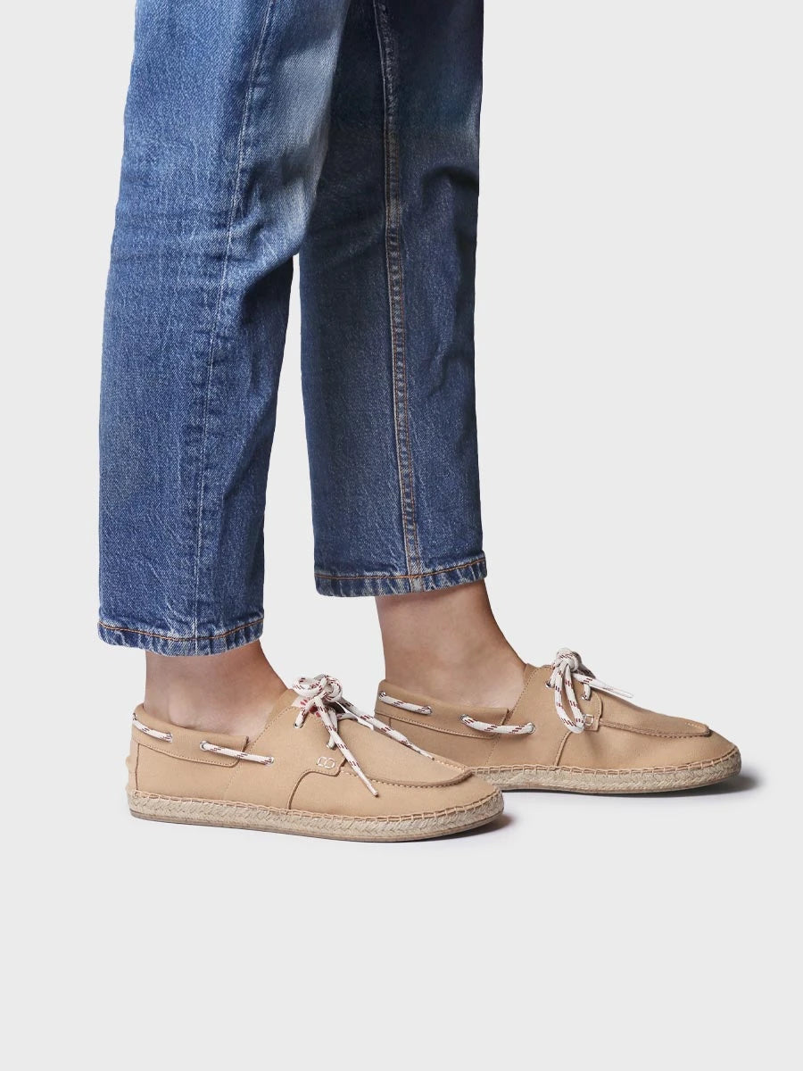 Toni Pons 026 Jute espadrille barefoot cuir lacets