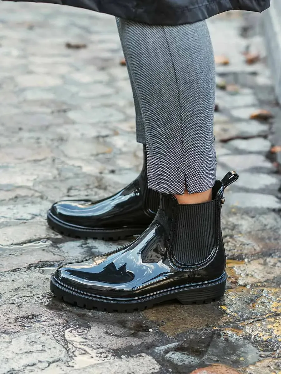 Toni Pons Cavan botte pluie femme noire