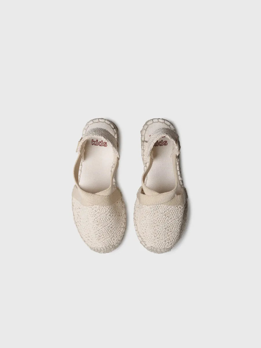 Toni Pons Edita-AD espadrille enfant crochet talon 3 cm