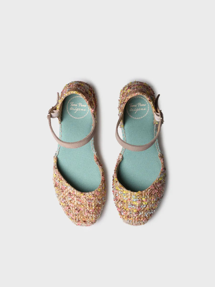 Toni Pons Janel-Co espadrille compensee femme multicolore