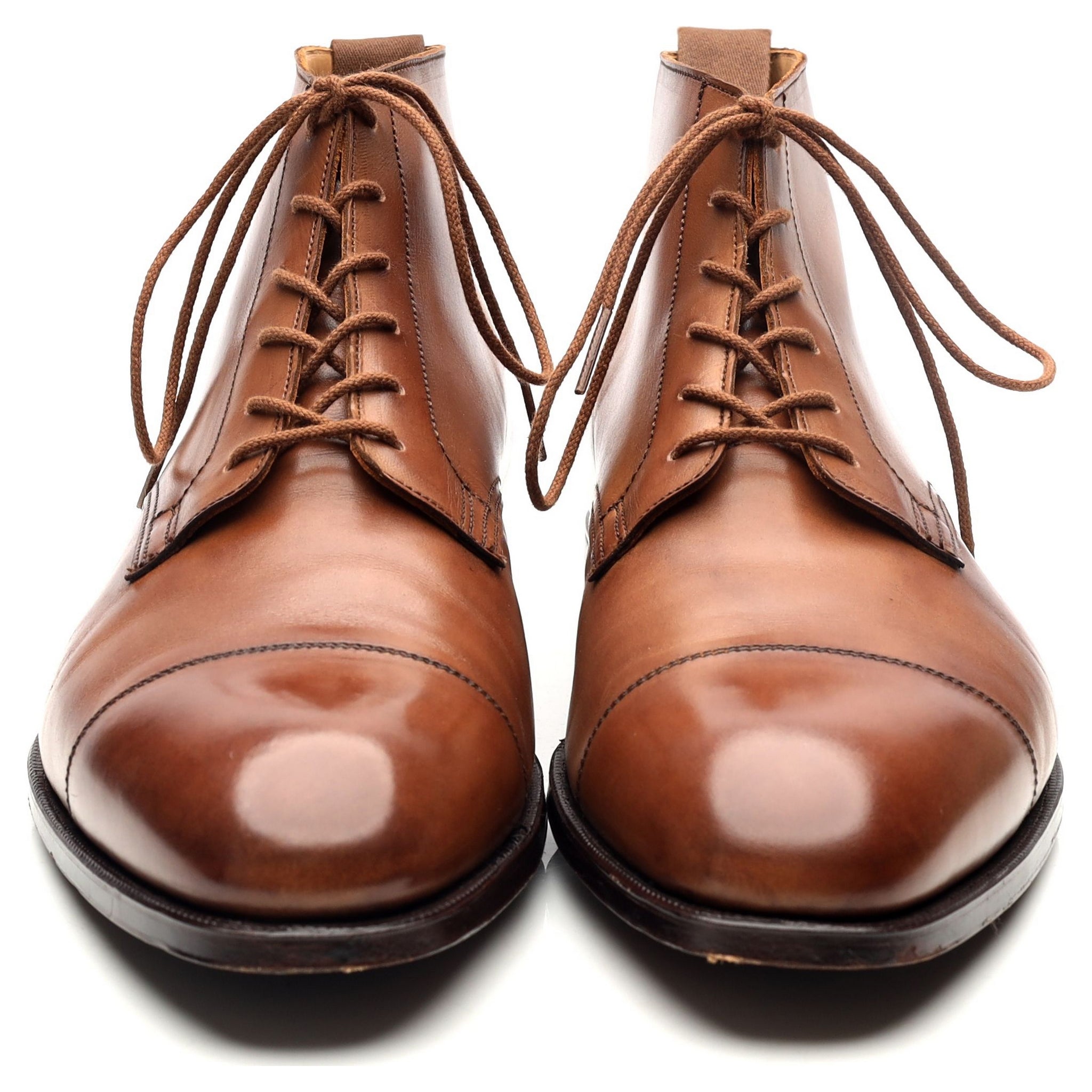 Crockett & Jones Tees bottines cuir marron UK 9.5