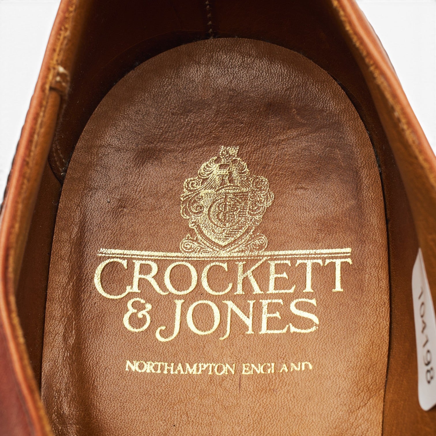 Crockett & Jones London oxford cuir marron UK 7.5