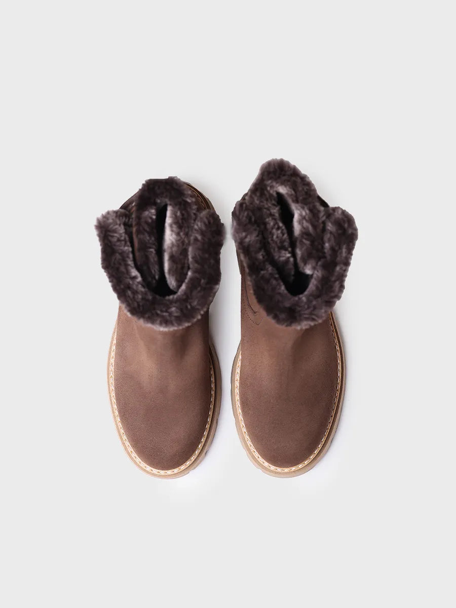 Toni Pons Misury-Sy bottines suède fourrée 5 cm