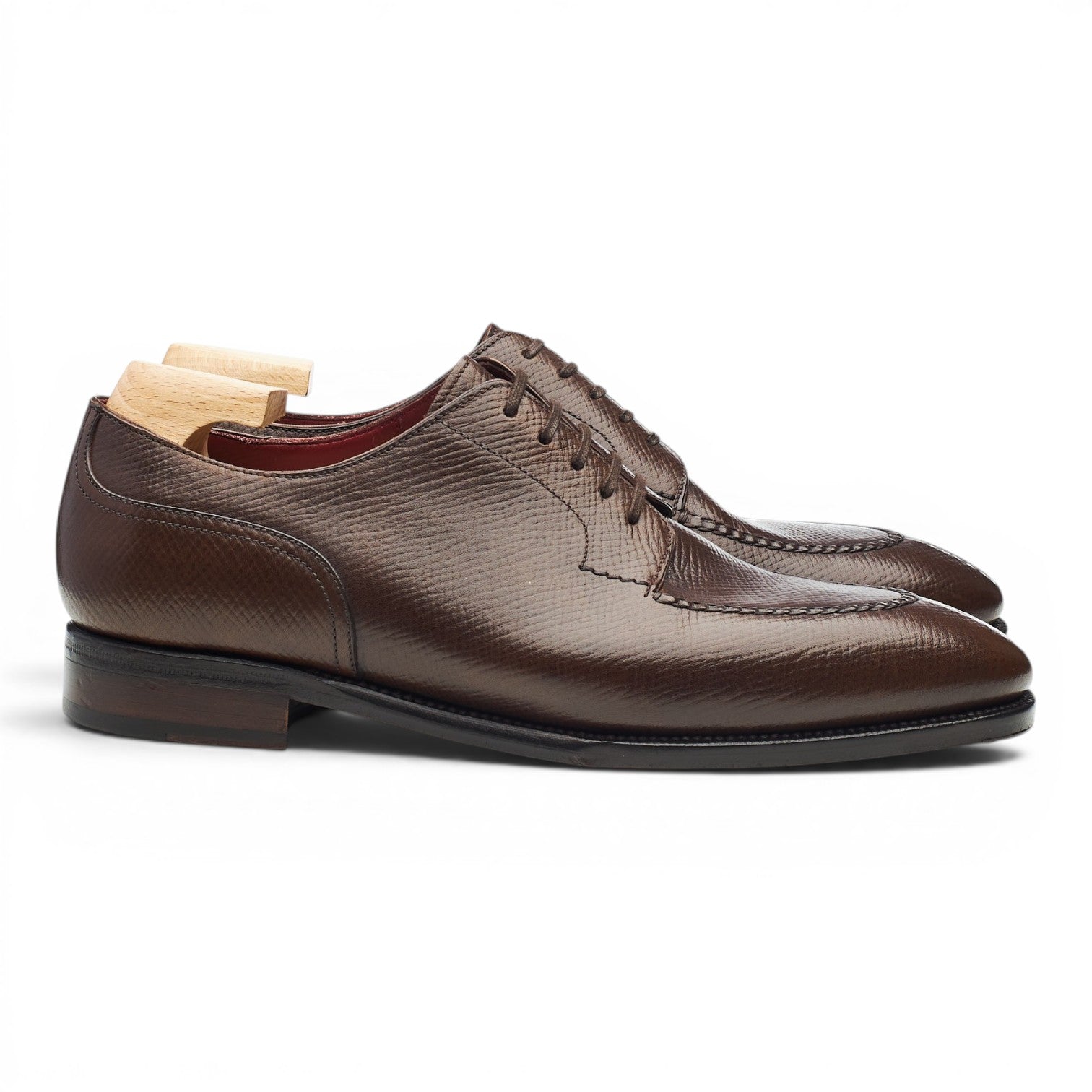 TLB Mallorca 135 Artista derbies homme cuir marron UK 8