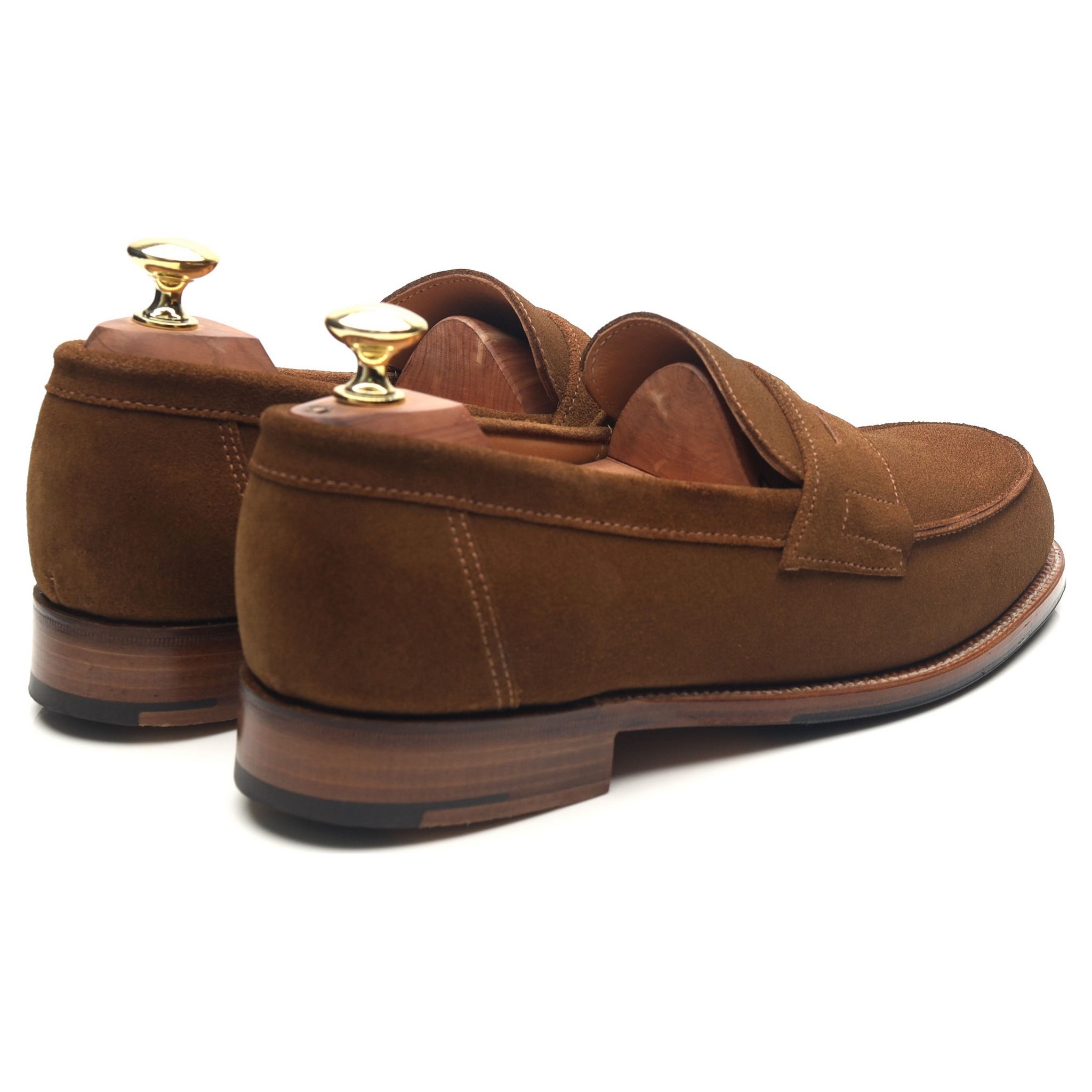 Grenson Epsom mocassin daim marron pointure UK 7