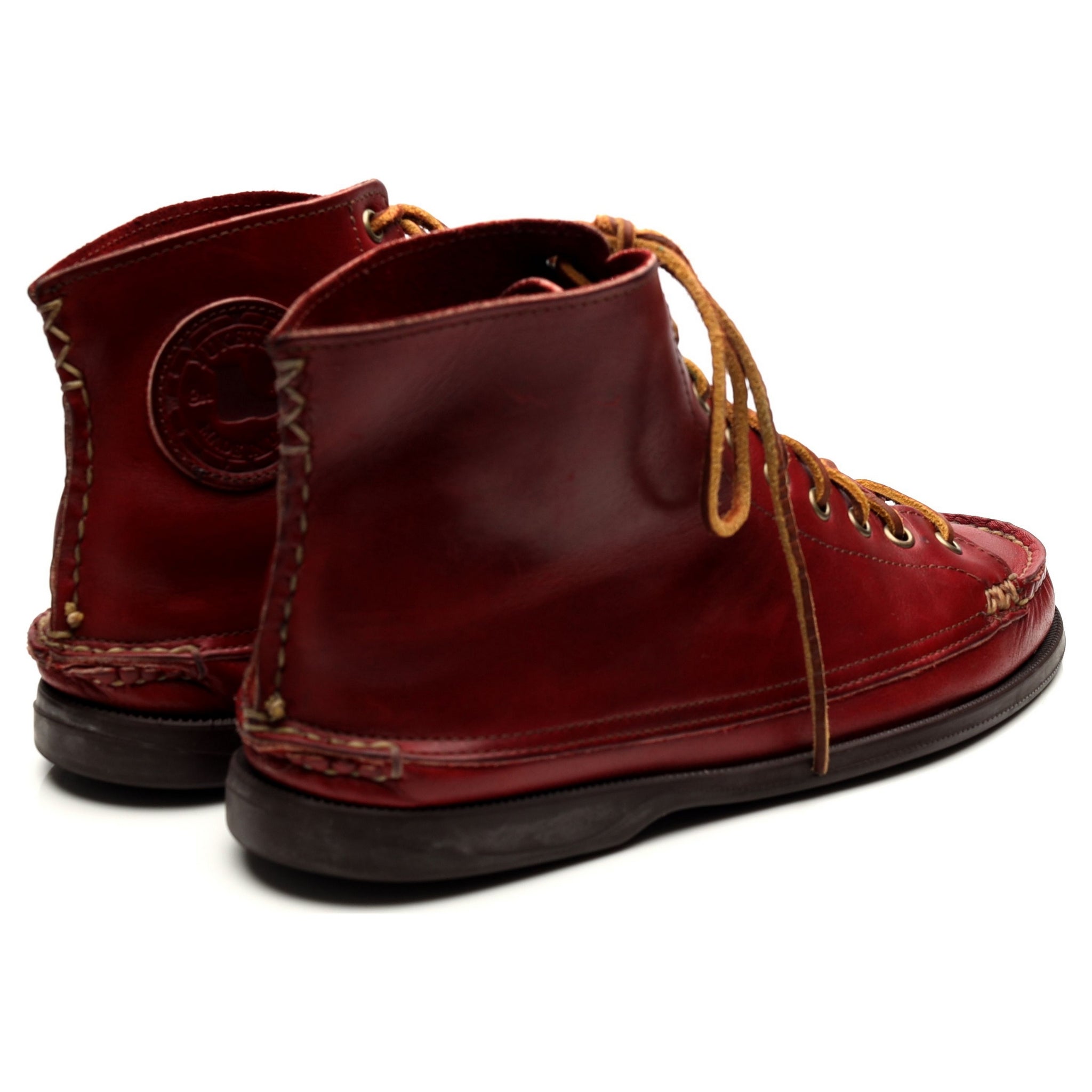 Yuketen bottes cuir rouge pointure 8 UK