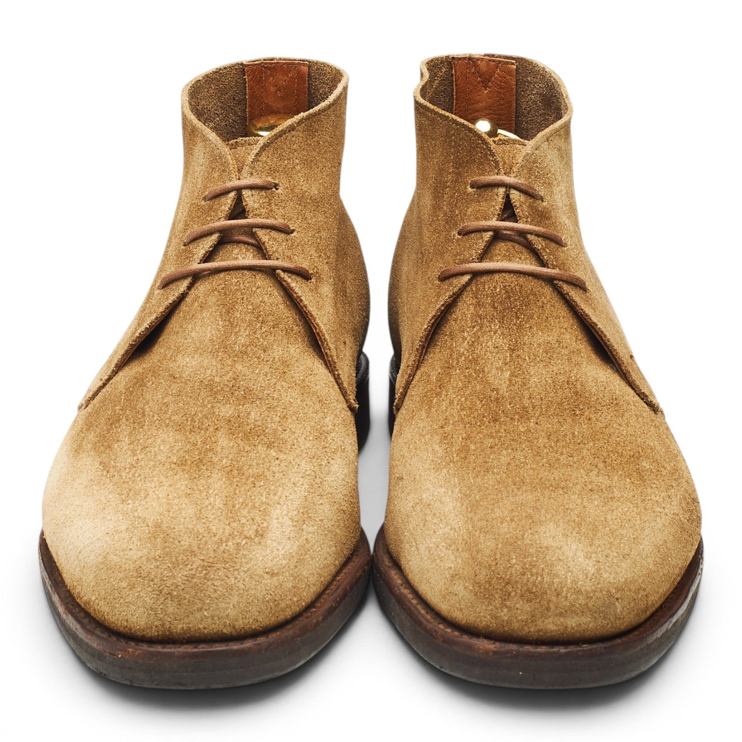 Shipton & Heneage Ranger bottines suède beige UK 8