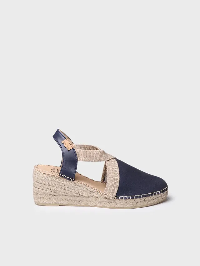 Toni Pons Tundra espadrilles cuir compensées pied large