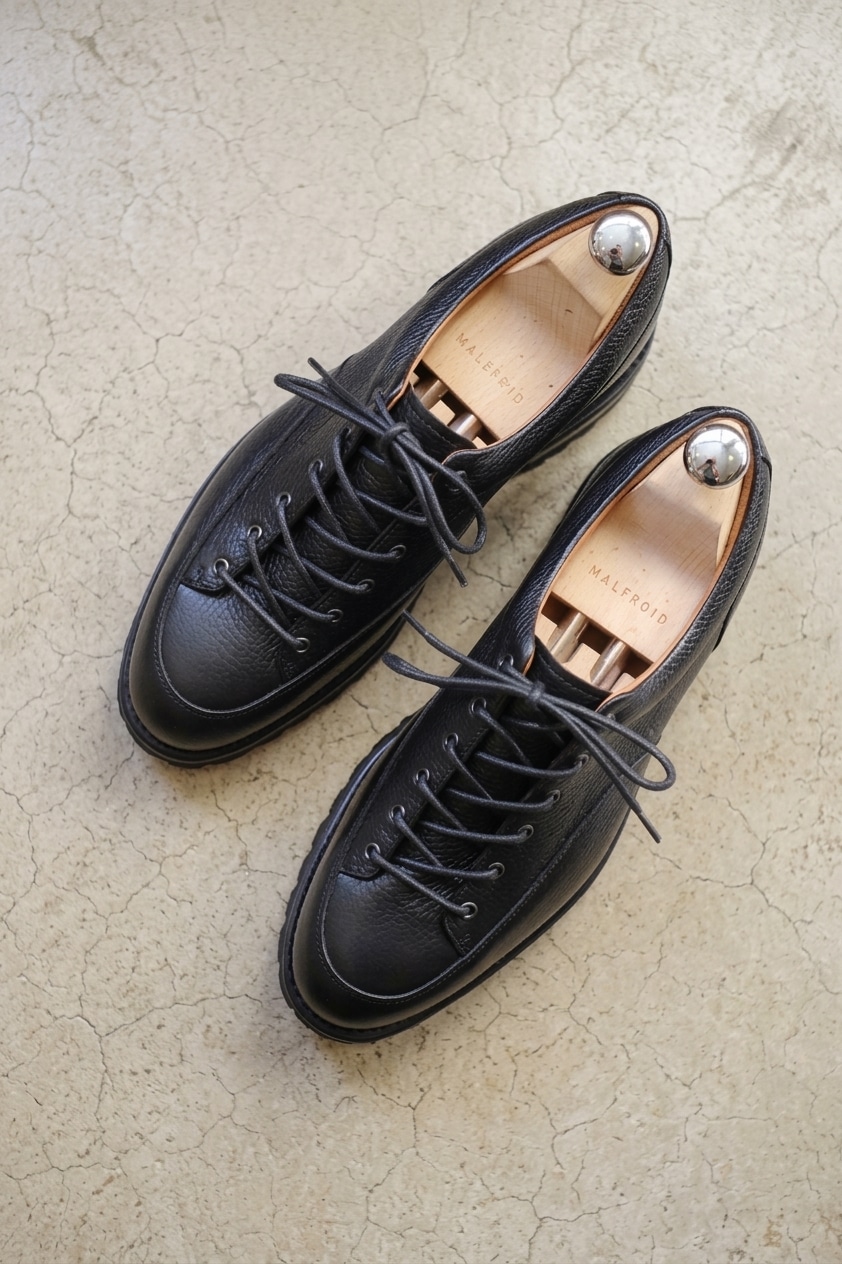 Malfroid Explorer II Low derby cuir grainé
