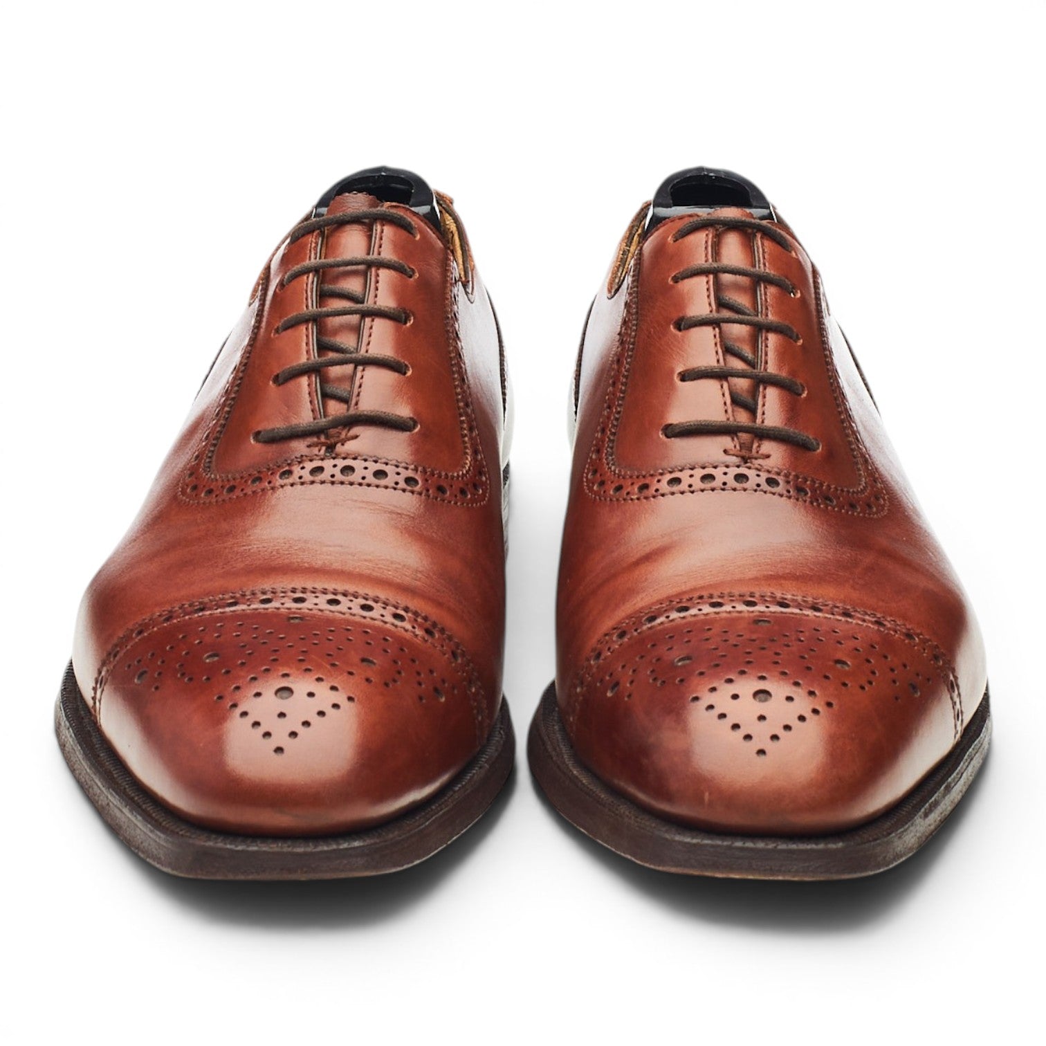 George Cleverley richelieu brogues marron UK 6.5