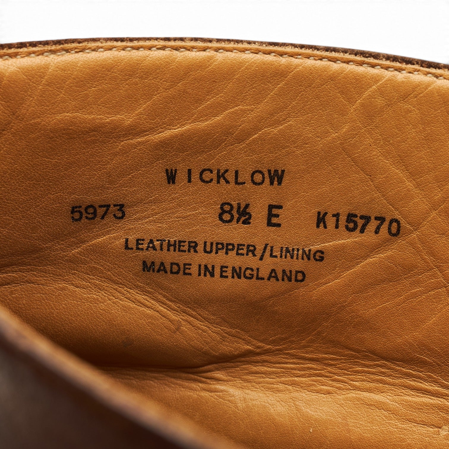 Crockett & Jones Wicklow boots cuir marron 8.5