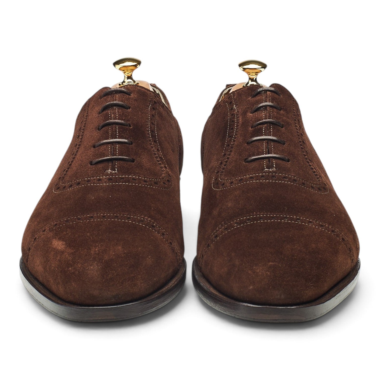 Edward Green Canterbury richelieu daim marron UK 13