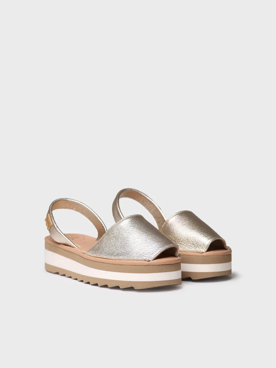Toni Pons Alaior-P sandales cuir femme platine