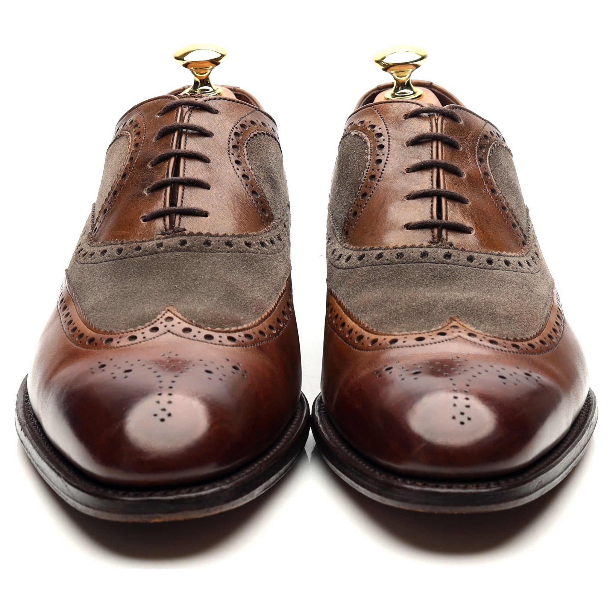 Herring Fencote oxford cuir marron pointure UK 8