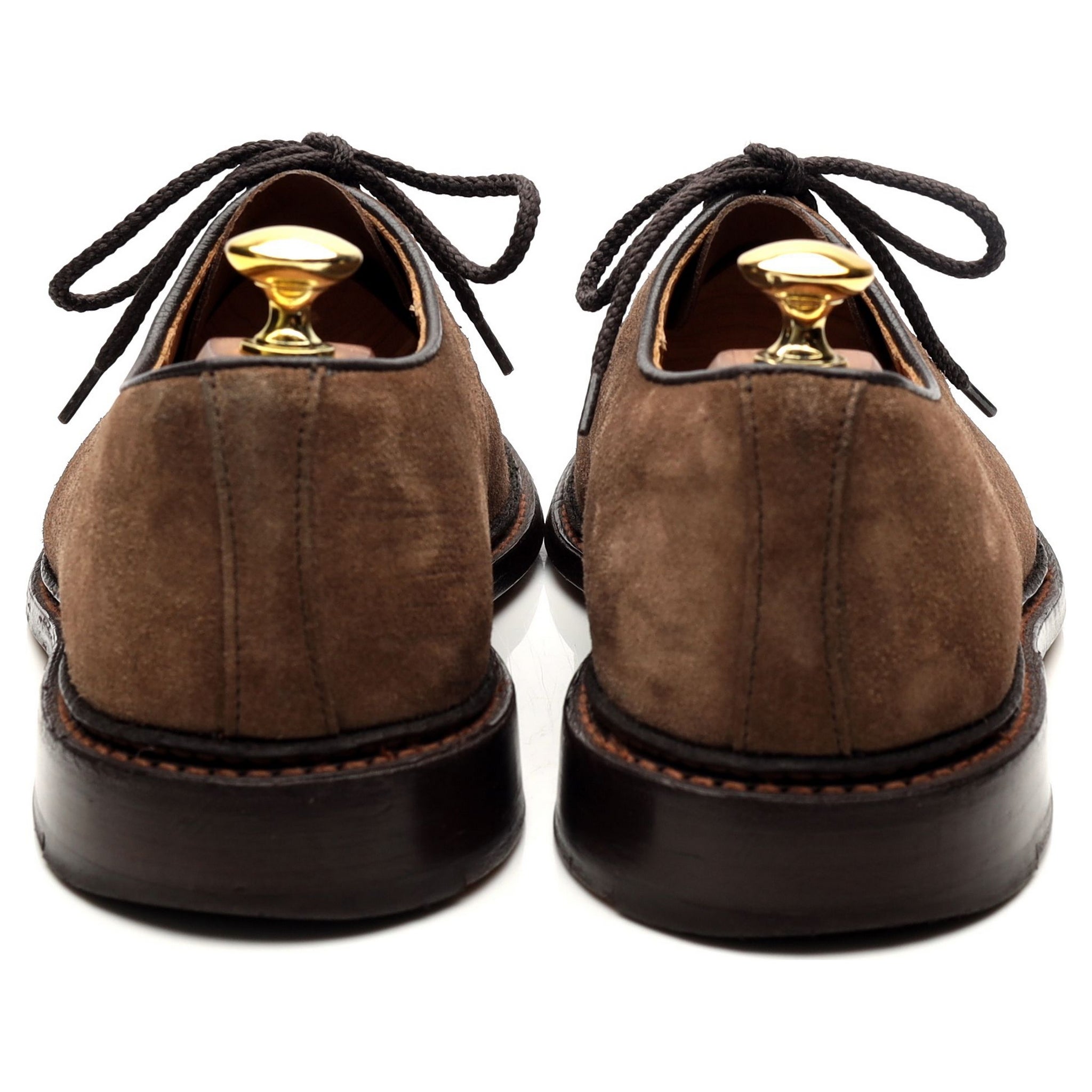 Tricker's Daniel derby daim marron clair UK 8