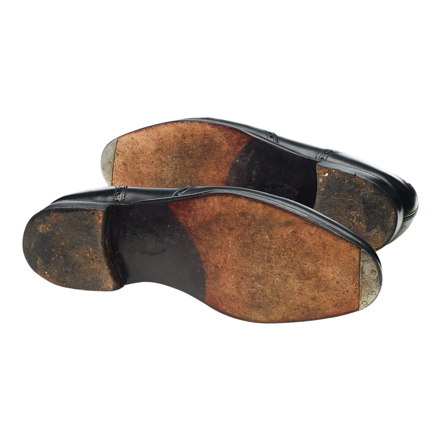 Foster & Son St. James mocassins cuir noir UK 8 EE