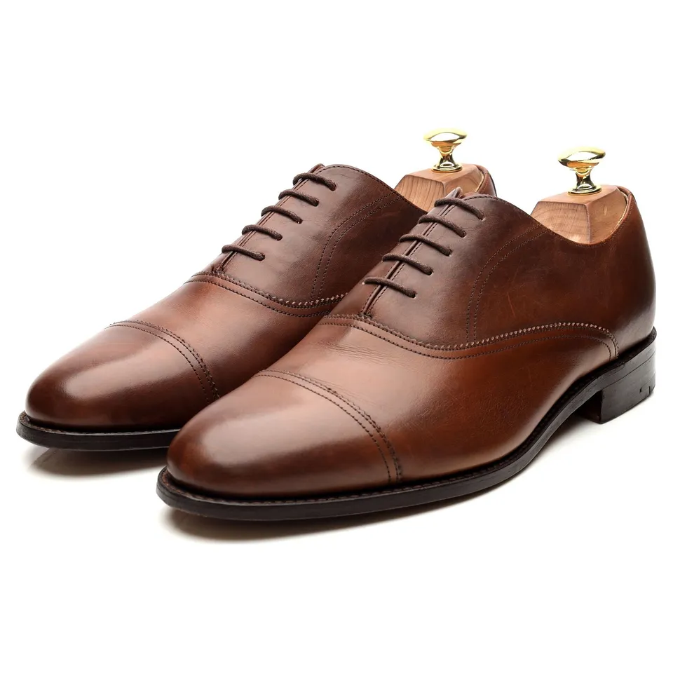 Barker Nevis richelieu cuir marron pointure 8 large