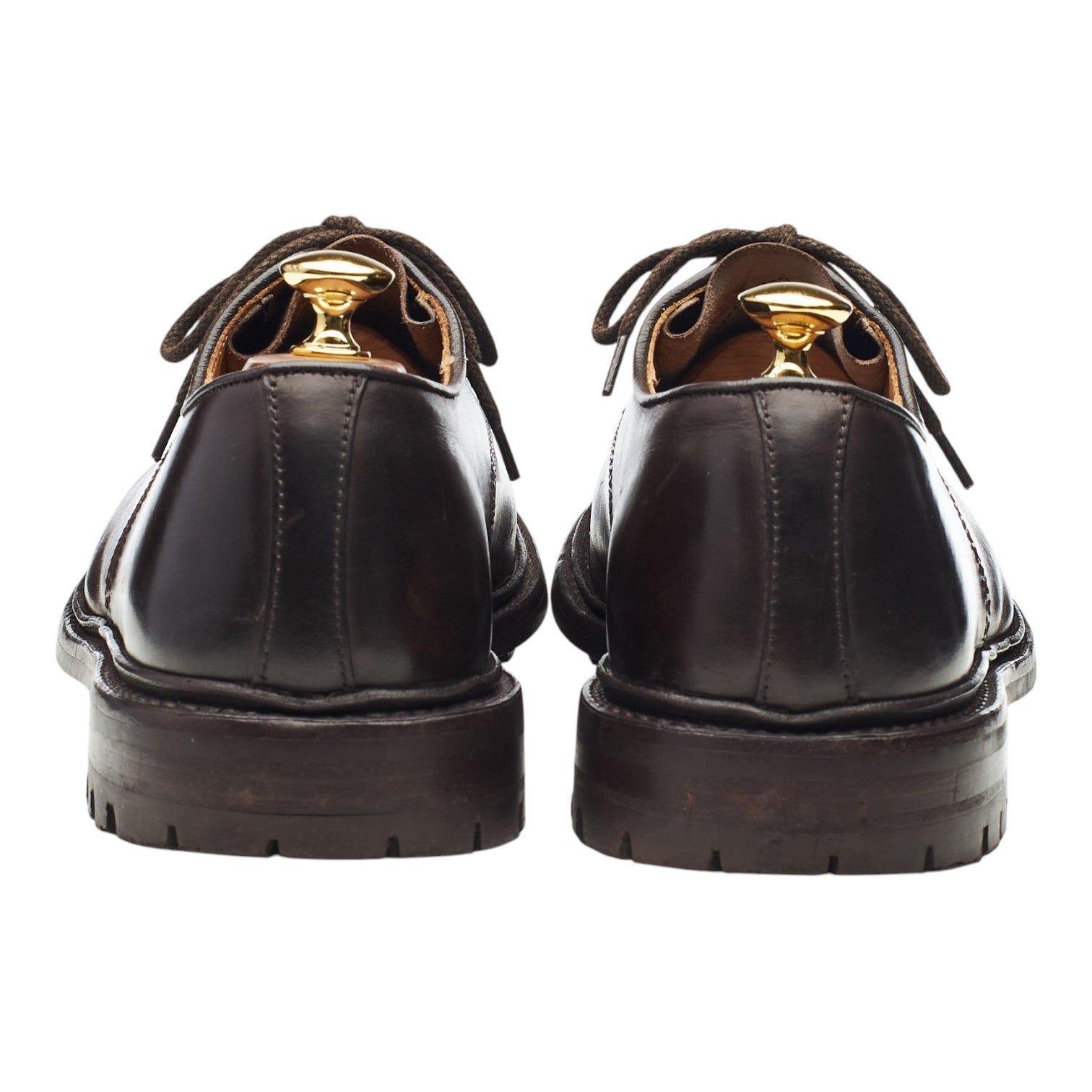 Tricker's Daniel derby cuir marron foncé UK 9.5