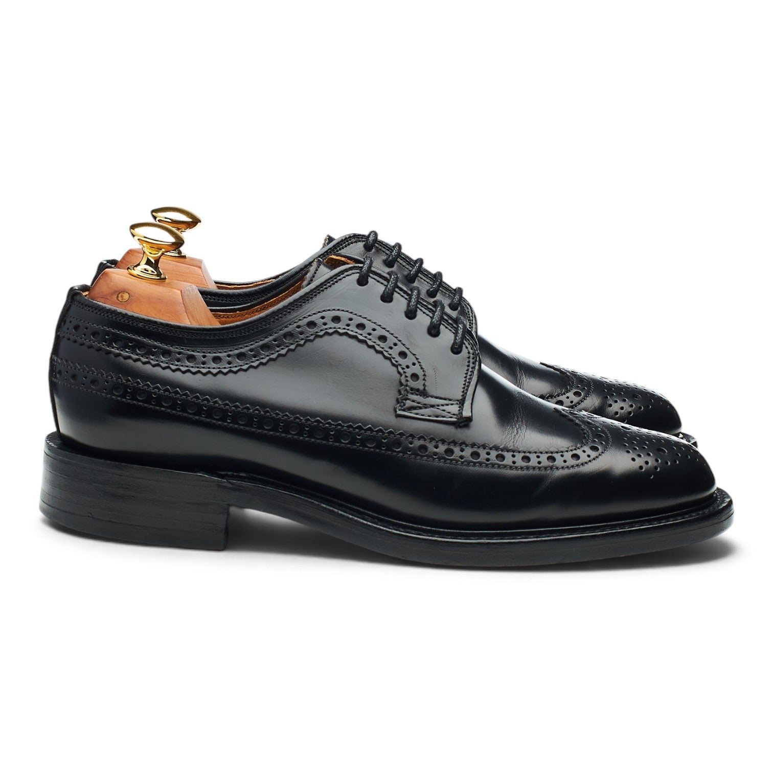 Loake 803B derby brogues cuir noir UK 6.5