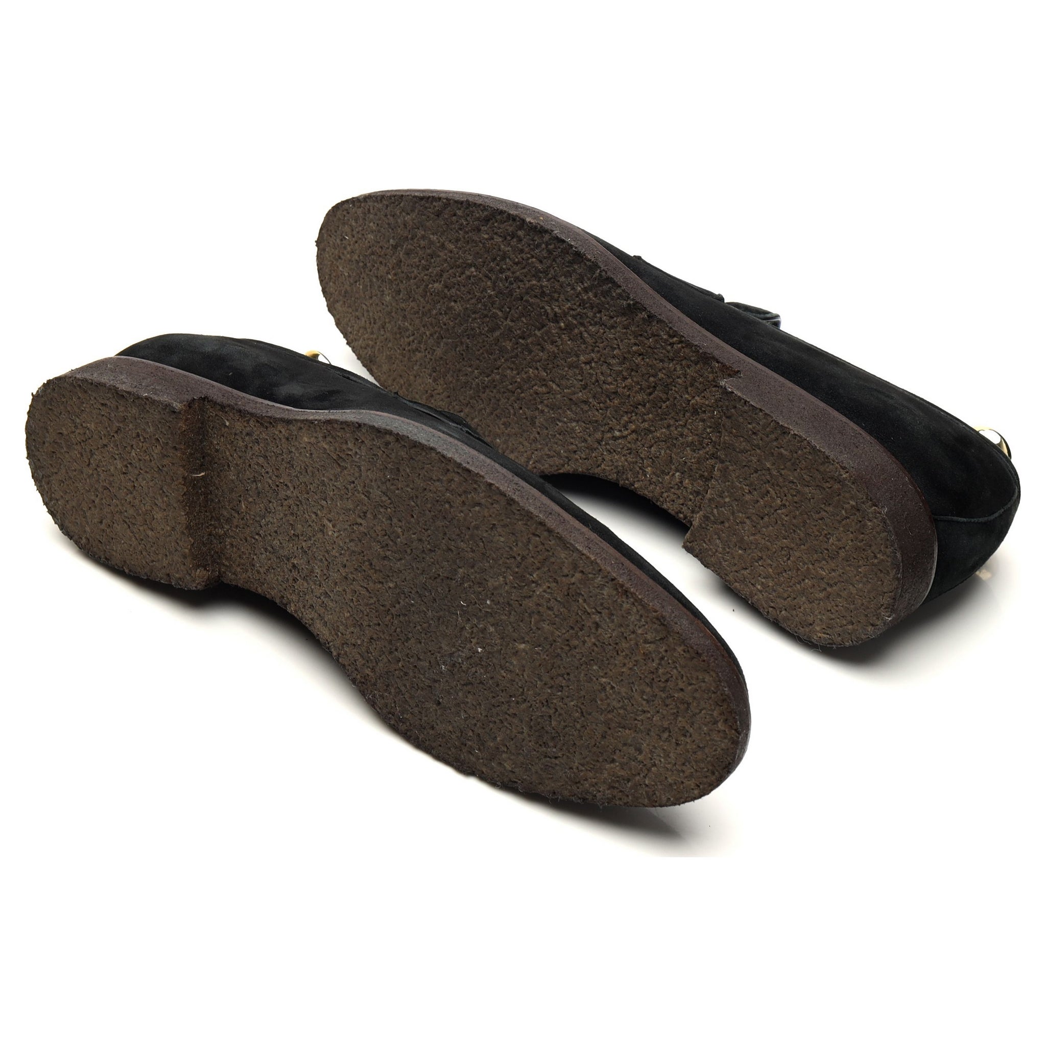 Cabasso mocassins penny suède noir pointure UK 10