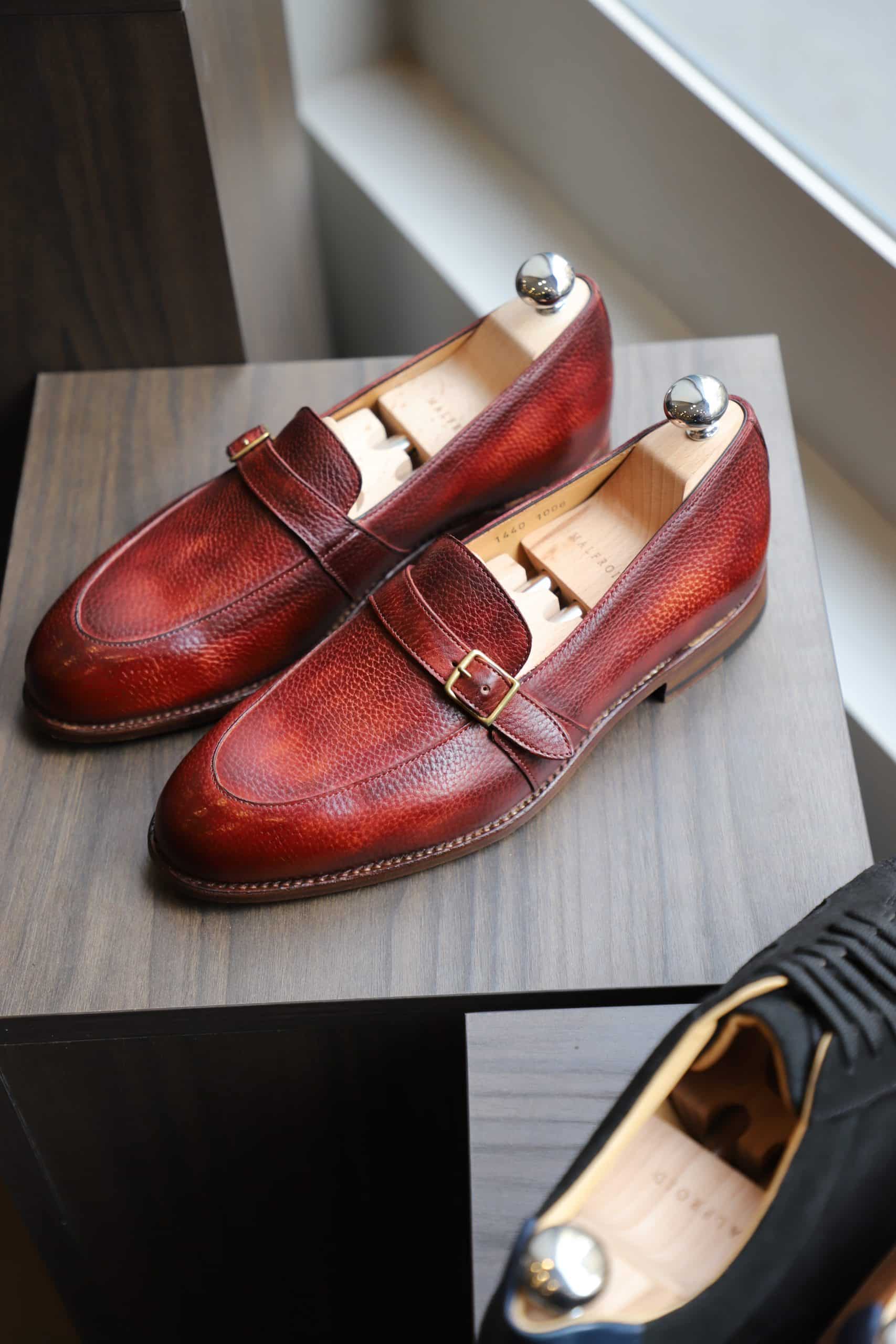 Malfroid Villalys Superleggera mocassin cuir crust