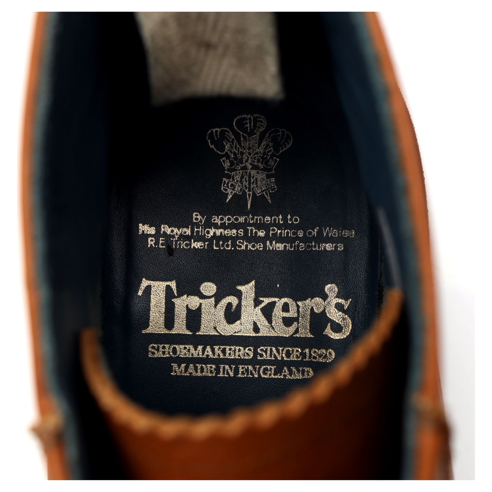 Trickers Ethan boots cuir marron clair UK 6,5 semelle confort