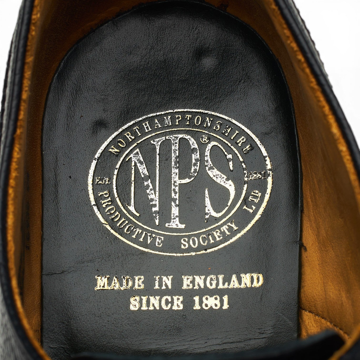 NPS Wilson derbys noir UK 7 cuir grainé