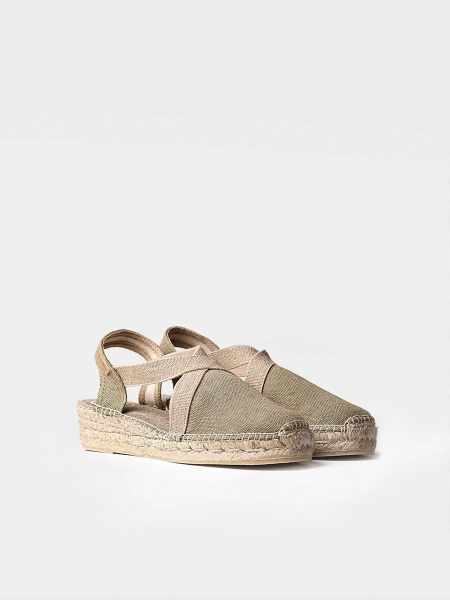 Toni Pons Verdi-V espadrille plate coton vegan