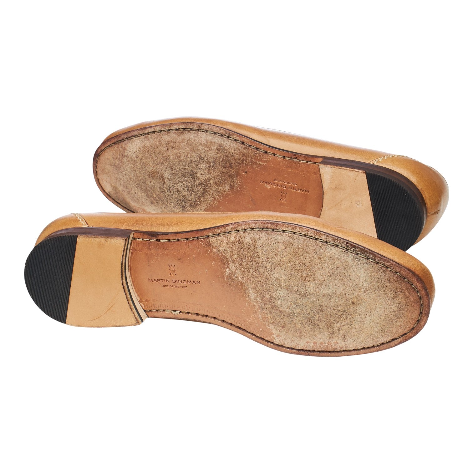 Martin Dingman mocassins à mors cuir marron UK 9.5