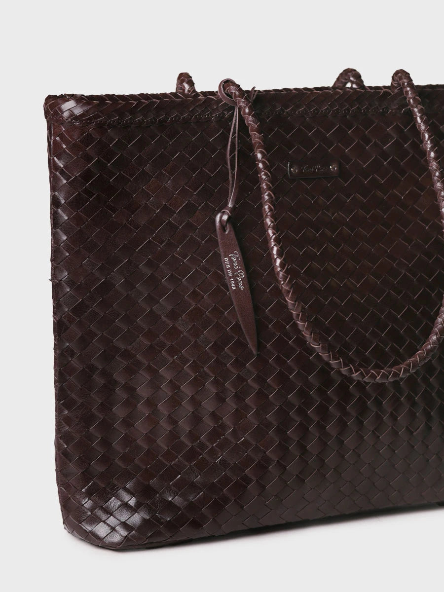 Toni Pons Samanta sac cuir tressé épaule