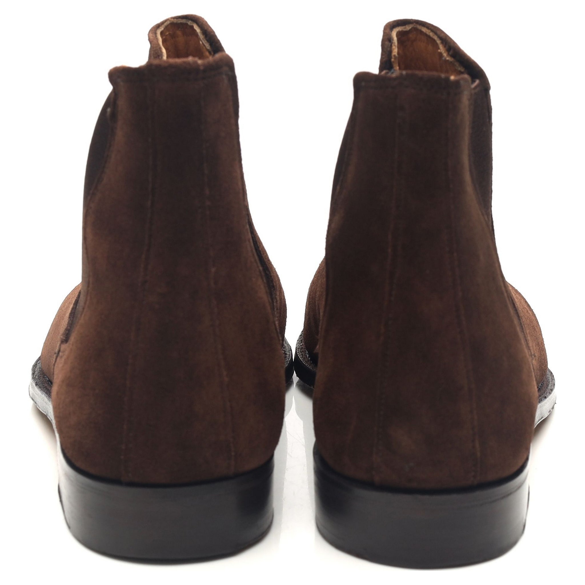 Cheaney Burghley bottines chelsea daim marron UK 7.5