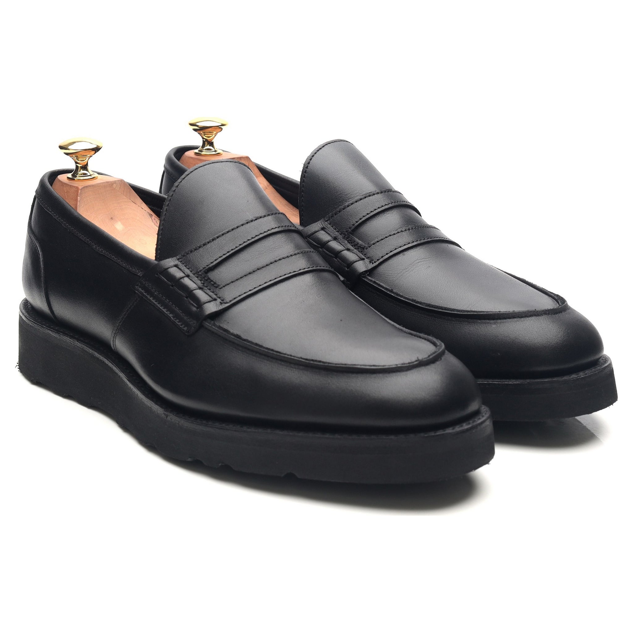 Studio Nicholson mocassins cuir noir UK 9