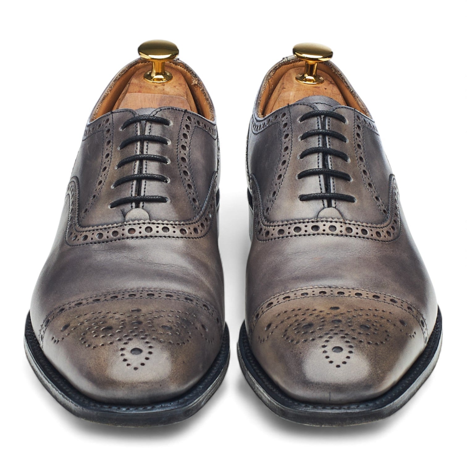 Cheaney Islington oxford brogue cuir gris UK 6