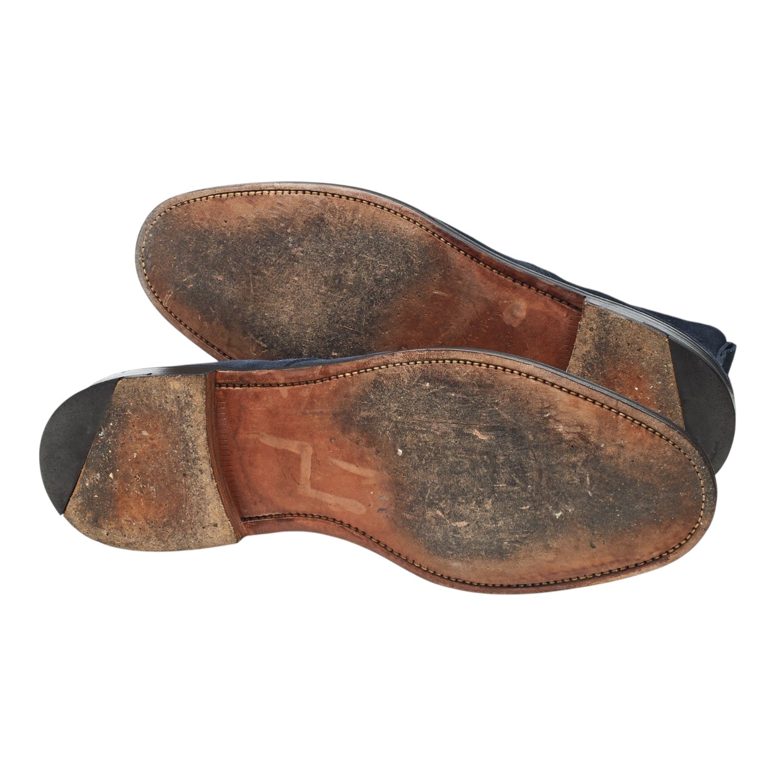 Alfred Sargent bottine suède bleu marine UK 10.5