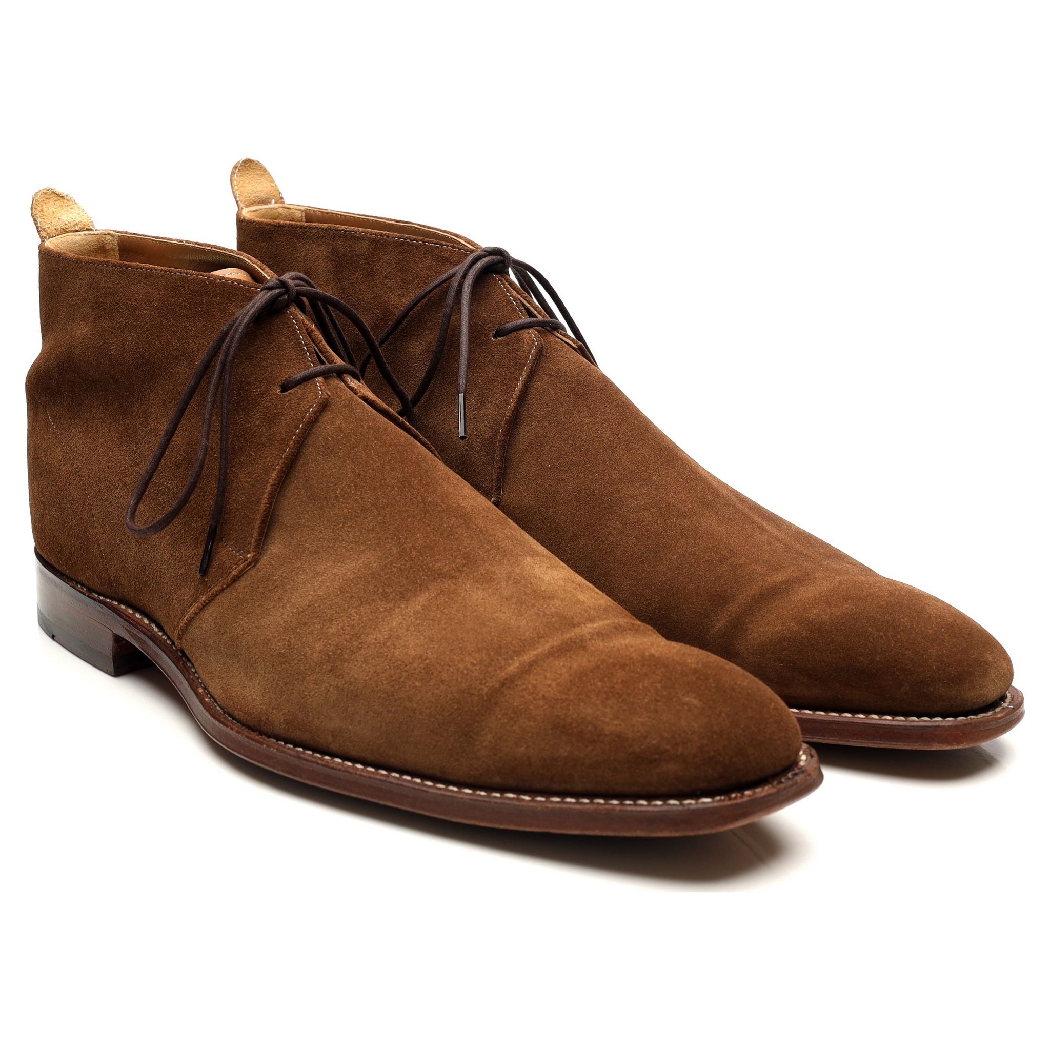 Grenson Silas boots chukka daim marron pointure UK 10