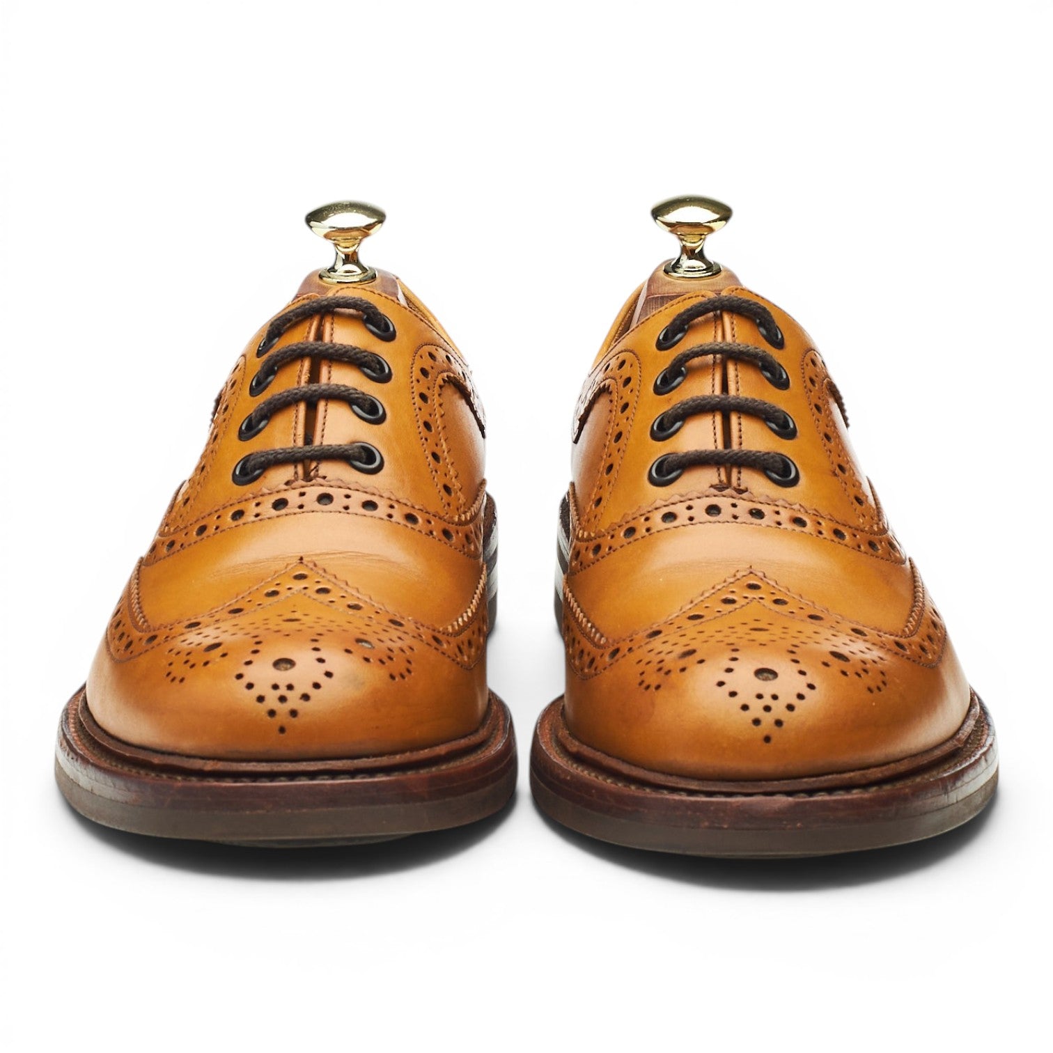 Loake 1880 Edward richelieu cuir marron UK 7.5