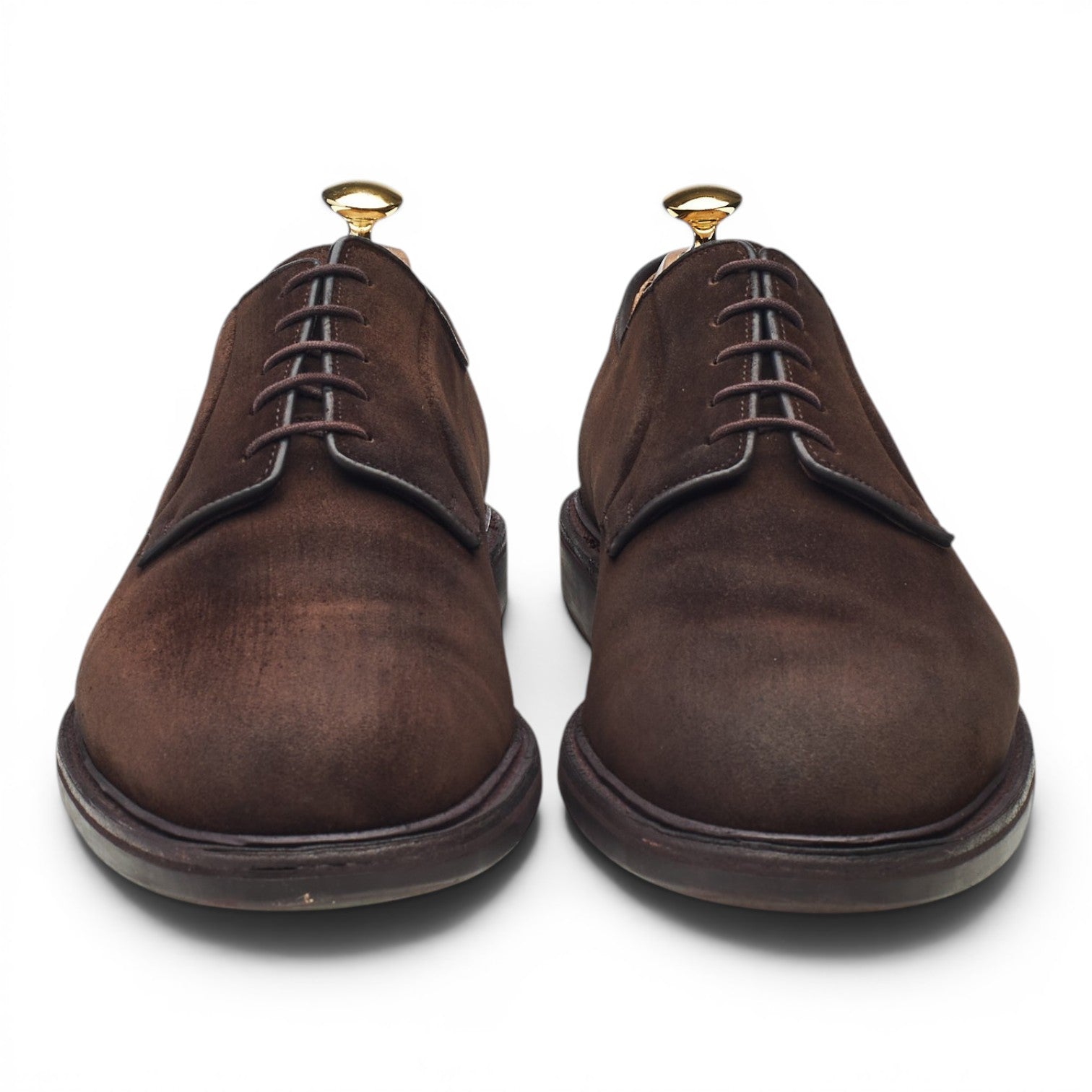Crockett & Jones Lanark 3 derby suède marron UK 11