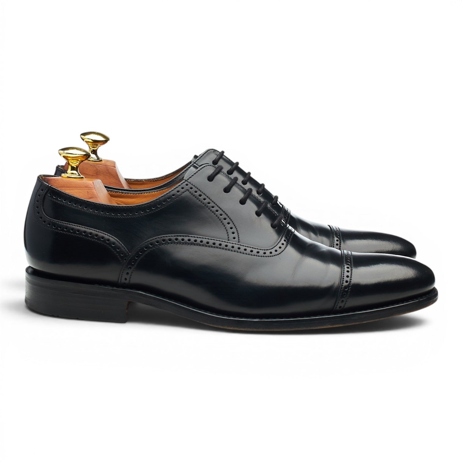 Next derby oxford brogues cuir noir pointure 7