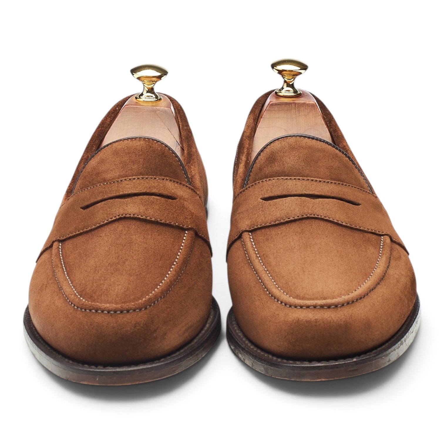 Loake Eton mocassins daim marron UK 9