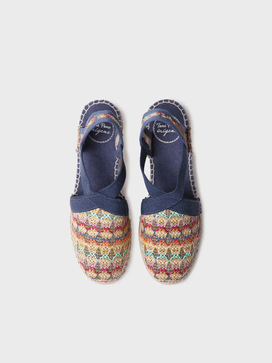 Toni Pons Terra-TT espadrille compensée vegan multicolore