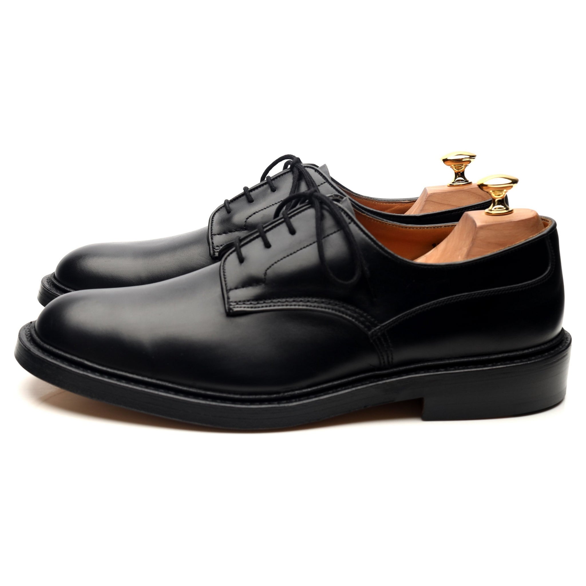 Tricker's Woodstock derby noir 10 UK cuir