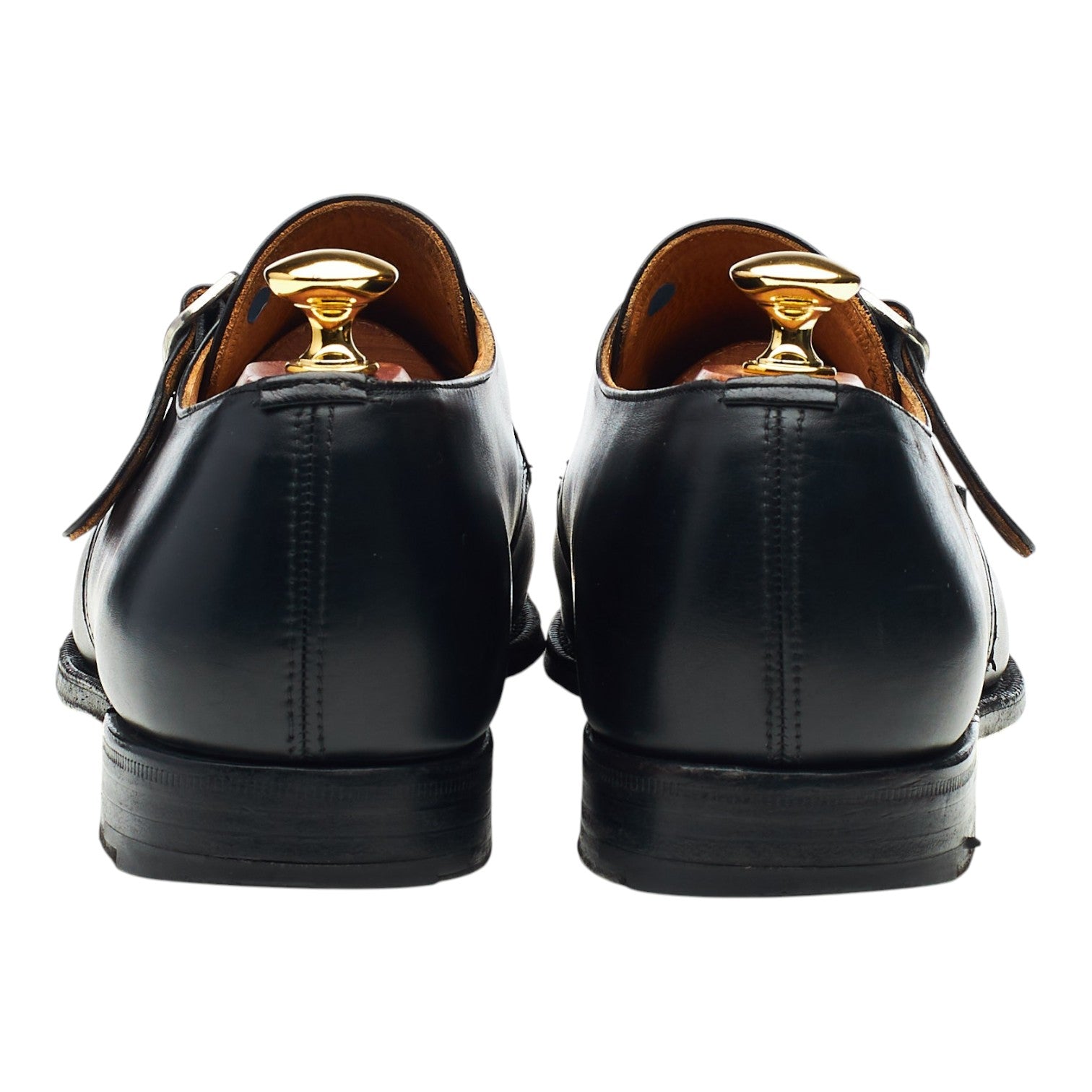 Church's Becket chaussures monk cuir noir pointure UK 8.5