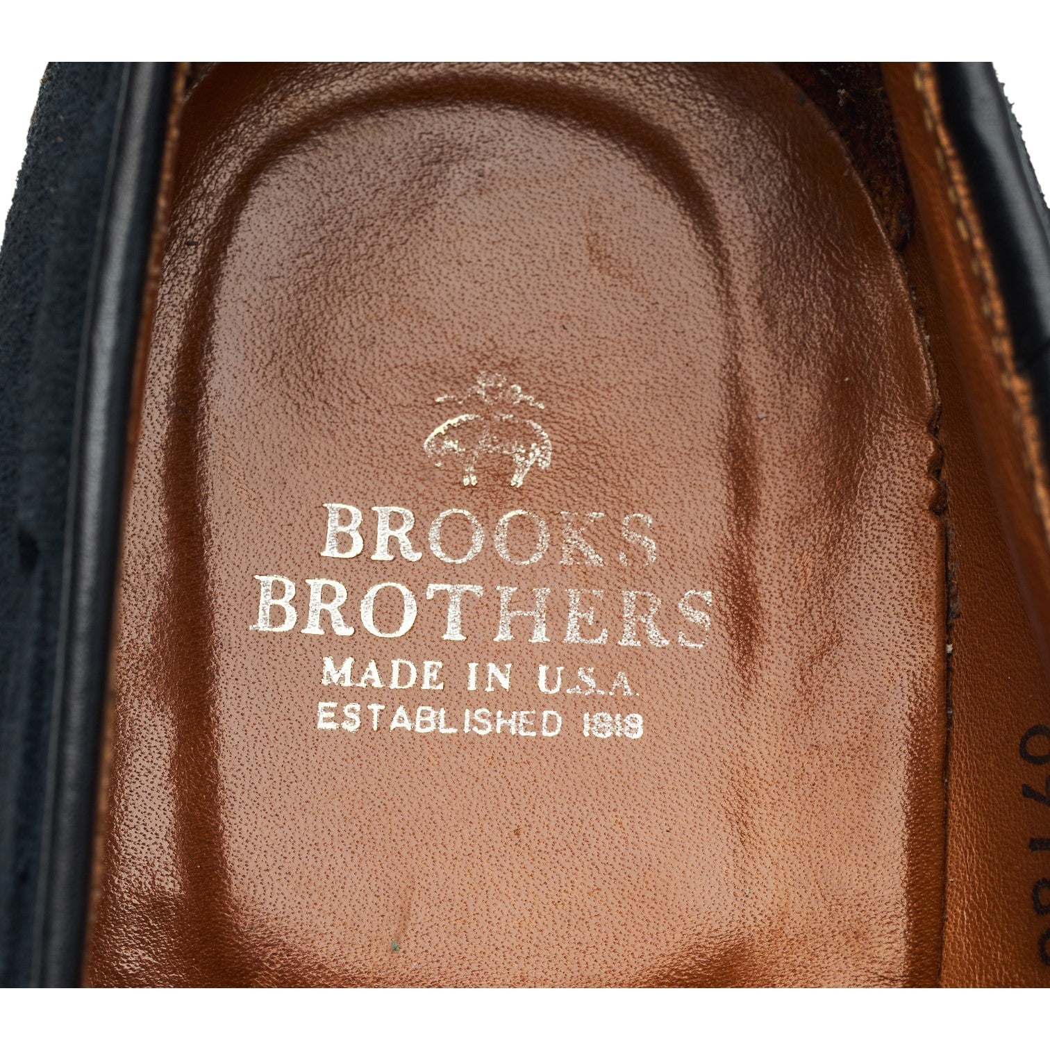 Alden 09188 mocassins daim bleu marine UK 7.5