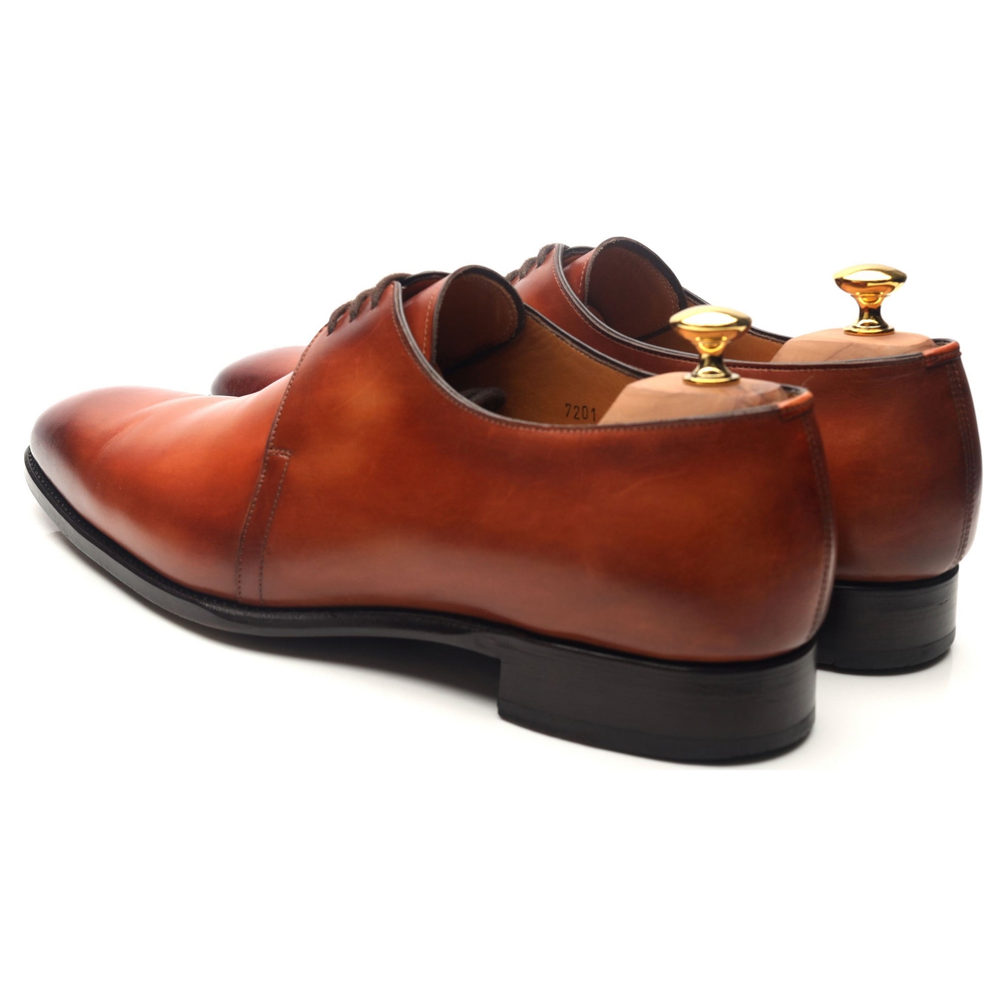 Carlos Santos Michael derby cuir marron UK 12 E