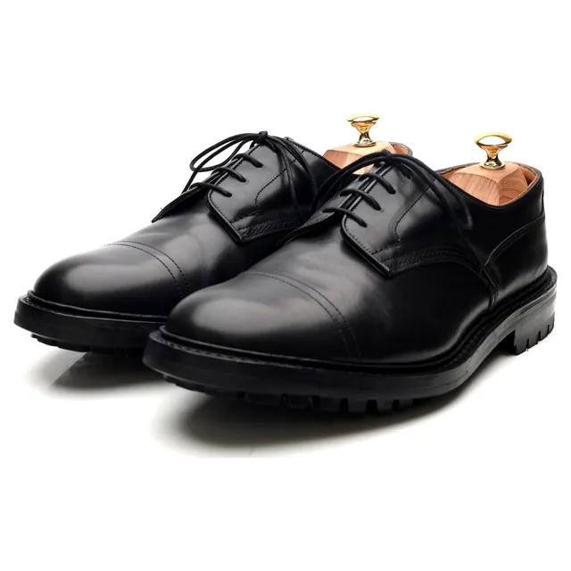 Tricker's Matlock derby cuir noir 10.5 semelle commando