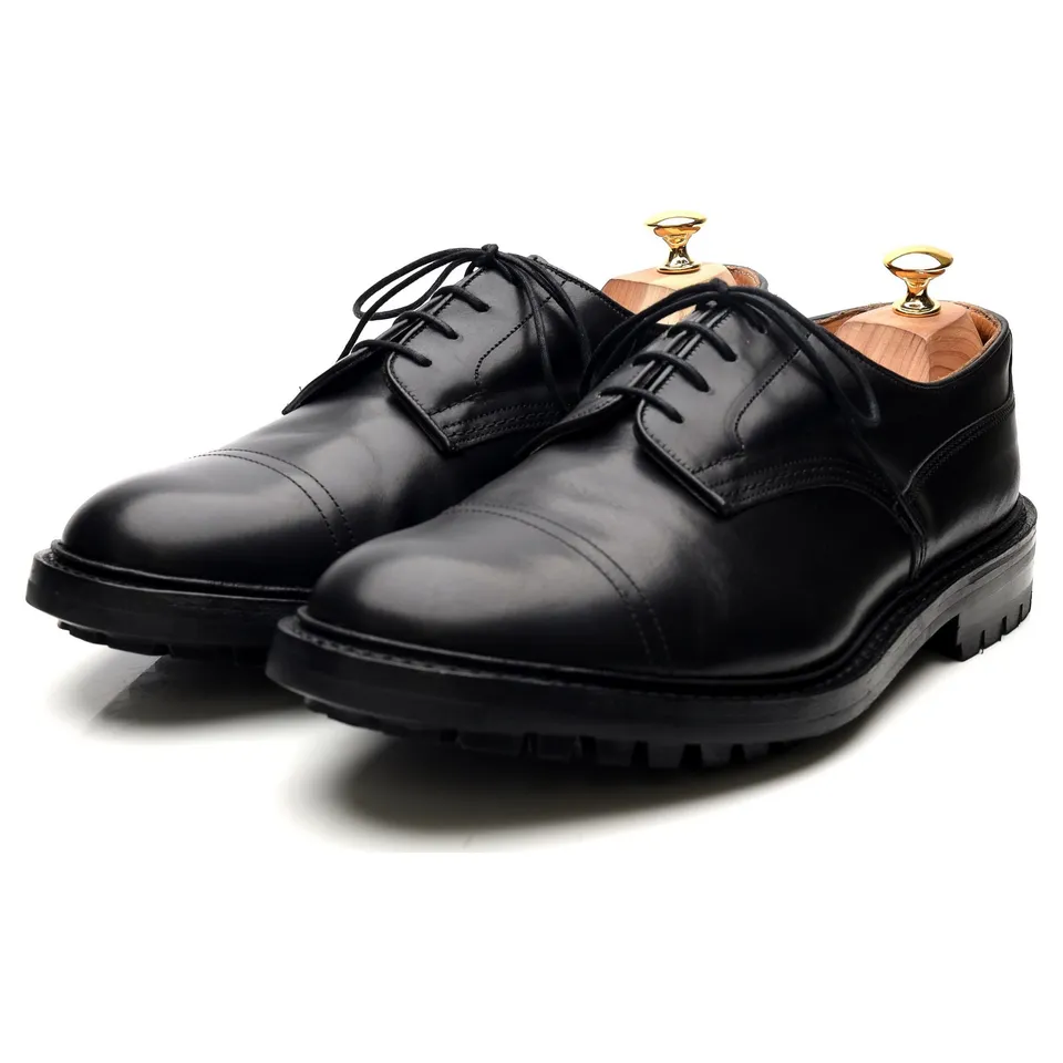 Tricker's Matlock derby cuir noir 10.5 semelle commando
