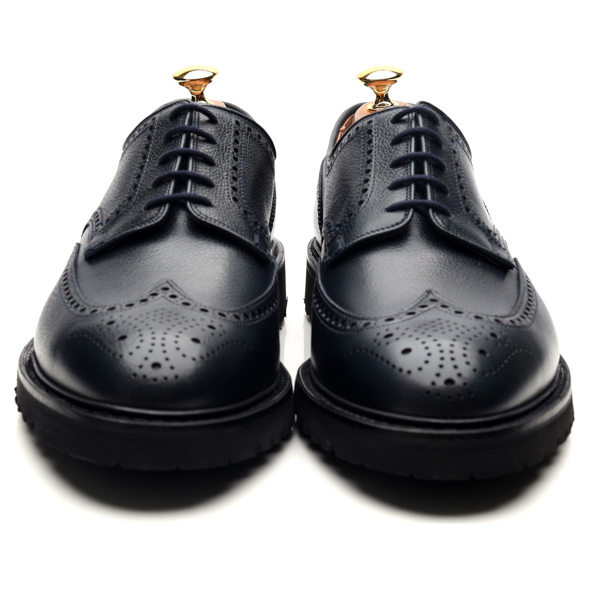 Thom Sweeney Pembroke derbies cuir bleu marine UK 10